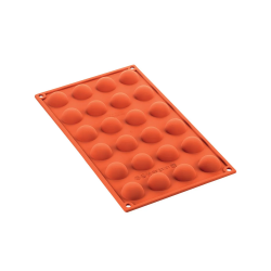 Moule silicone 24 mini demi-sphères D3cm SEMISFERA...