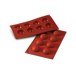Moule silicone 24 midi demi-sphères D5cm SEMISFERA...