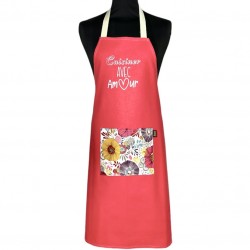 Tablier adulte Grenadine CUISINER AVEC AMOUR