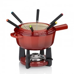 Fondue en fonte Rouge CALIDO