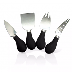 Lot de 4 couteaux à fromage Noir NERTHUS
