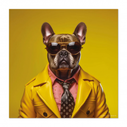 Dessous-plat en verre CHIEN "Pablo"