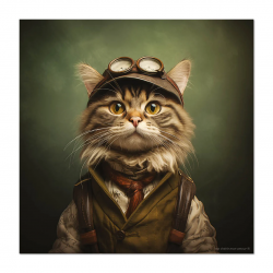 Dessous-plat en verre CHAT "Oscar"