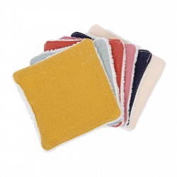 Lot de 6 lingettes démaquillantes réutilisables SCINTILLANT