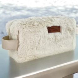 Trousse de toilette "S" FOURRURE Blanc