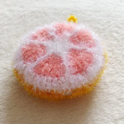 Eponge Tawashi Pamplemousse rose