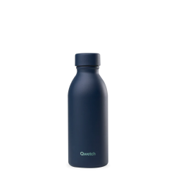 Bouteille isotherme 500ml ICON Bleu Nuit QWETCH