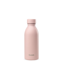 Bouteille isotherme 500ml ICON Rose pastel QWETCH
