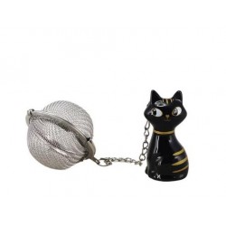 Boule à thé RODOLPHE Chat noir