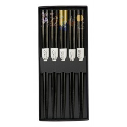 Lot de 5 baguettes "Black" TOKYO DESIGN