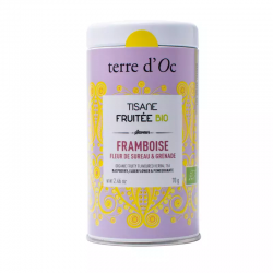 Tisane Fruitée Framboise Sureau BIO TERRE D'OC