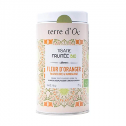 Tisane Fruitée Fleur oranger Passiflore BIO TERRE D'OC