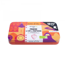 Thé noir des régions Fraise du Lot-et-Garonne TERRE D'OC