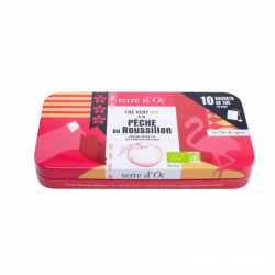 Thé vert des régions Pêche du Roussillon TERRE D'OC