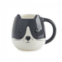Mug chat noir et blanc KITTY
