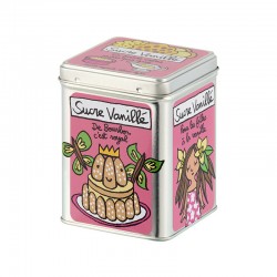 Boite en métal à Sucre vanillé Bourbon
