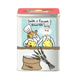 Boite en métal à Farine "Bonne pâte"