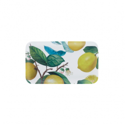 Plateau rectangulaire 22cm CITRON
