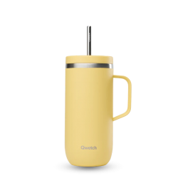 Cold Cup avec anse 600ml Citron QWETCH