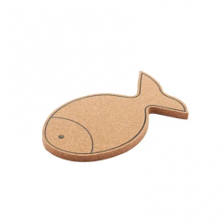 Dessous-plat en liège POISSON