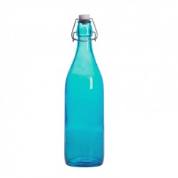 Bouteille limonade en verre Azur