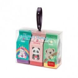 Lot de 3 gommes parfumées YUMMY YUMMY