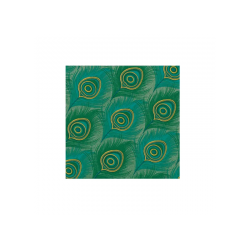 Serviettes en papier (x20) 25x25 Paon