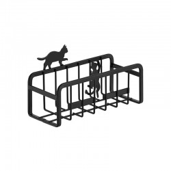 Porte-éponge Chat Noir