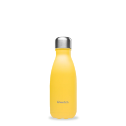 Bouteille isotherme 260ml Jaune Pop QWETCH