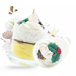 Bougie gourmande Taille M "Bûche de Noël"