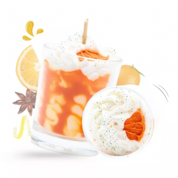 Bougie gourmande Taille XS "Orange cannelle"
