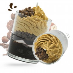 Bougie gourmande Taille L "Rocher praliné"