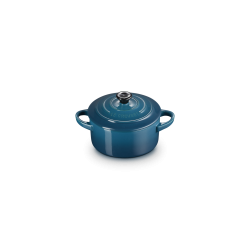 Mini cocotte en céramique DeepTeal LE CREUSET