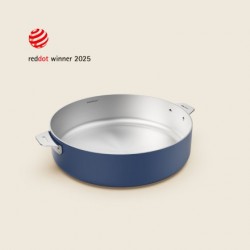 Sauteuse 28 cm inox Bleu Merveilleuse COOKUT