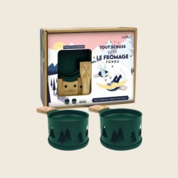 Lot de 2 raclettes à la bougie LUMI "Tout Schuss" -Série...