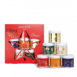 Coffret 6 thés de Noël TERRE D'OC
