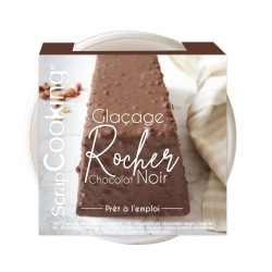 Glacage façon rocher Chocolat noir SCRAPCOOKING