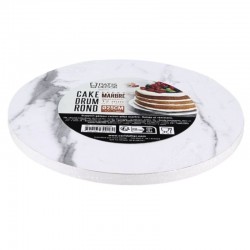 Support de gâteau rond 25cm Effet marbre
