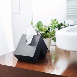 Boîte à mouchoirs en papier Noir FOLIO