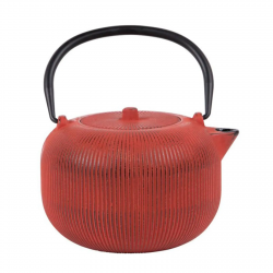 Théière en fonte 1L Rouge +filtre GYOKURO