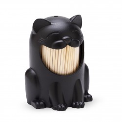 Distributeur de cure-dents Chat noir PICKITTY