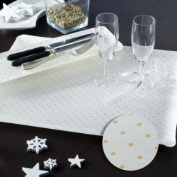 Plateau Acrylic 46x36 BASLY Blanc cassé