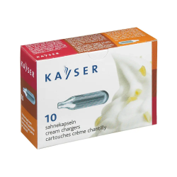 Cartouches de gaz Chantilly x10 Kayser