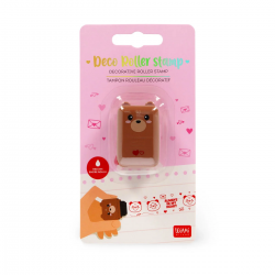 Tampon rouleau déco TEDDY BEAR COEUR LEGAMI