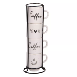 Rack 4 Tasses SWEET COFFEE