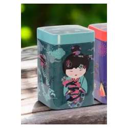 Petite boîte à thé DOUCE PETITE GEISHA Vert