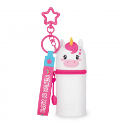 Porte-clés/Porte-monnaie silicone MINI KAWAII Licorne LEGAMI