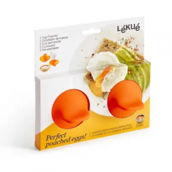 Lot de 2 pocheuses à oeufs LEKUE