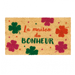 Paillasson COCO Maison du bonheur Trèfles