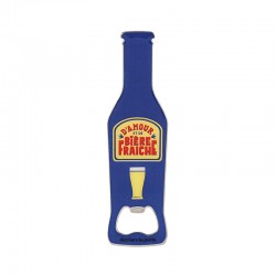Décapsuleur aimanté "D'amour et de bière fraîche"